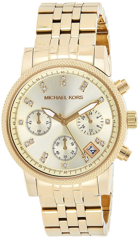 Michael Kors Ritz Mk5676 Gold Chronograph Women's Watch